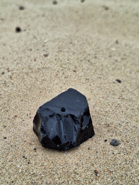 Incense Holder Black Obsidian